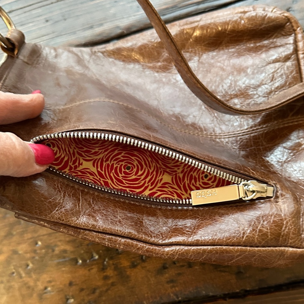 HOBO Brown Leather Crossbody Bag - Picture 6 of 10